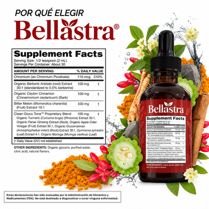Bellastra™ | Apoyo natural para el equilibrio de la glucosa