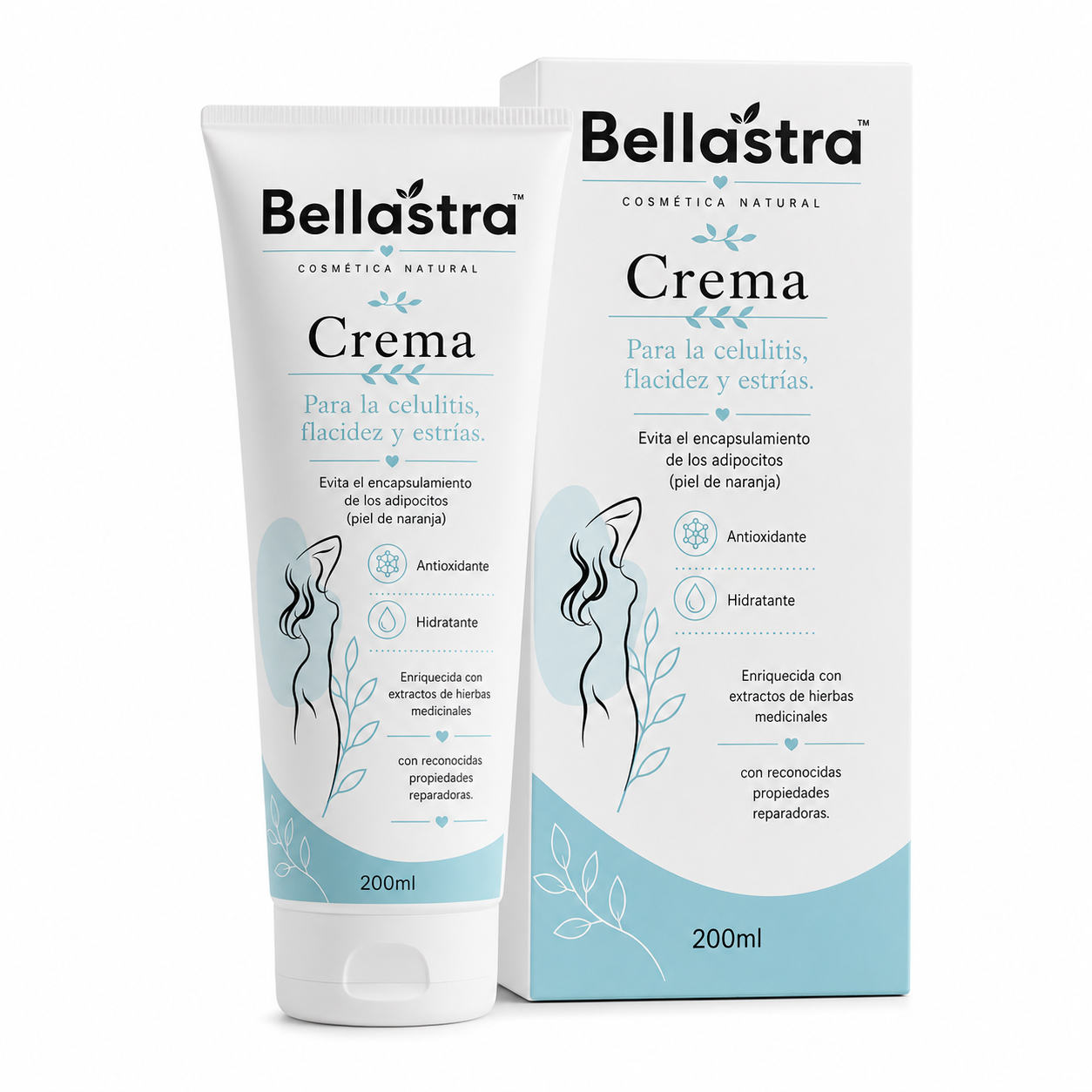 Bellástra™  | Crema Anticelulitis Reafirmante – Reduce la Piel de Naranja