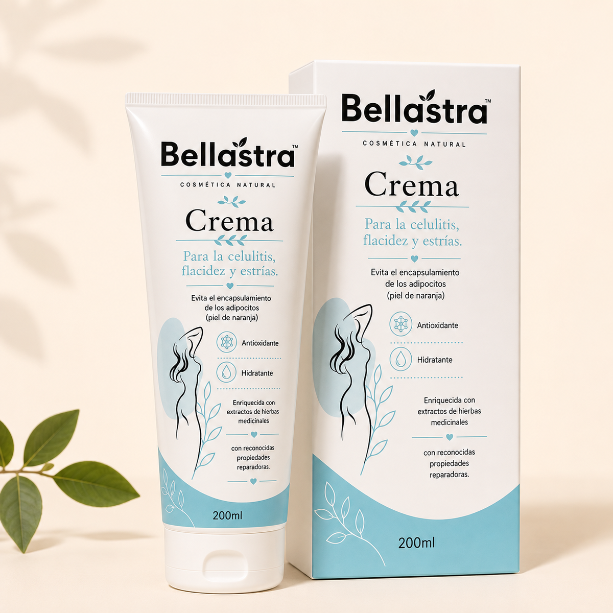 Bellástra™  | Crema Anticelulitis Reafirmante – Reduce la Piel de Naranja